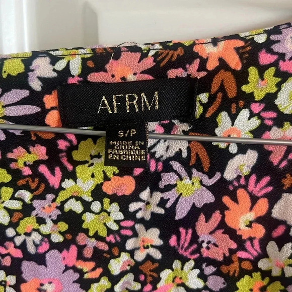 AFRM Women's Modesto Sweetheart Mini Dress Multi Color Size S NWOT - Picture 6 of 14